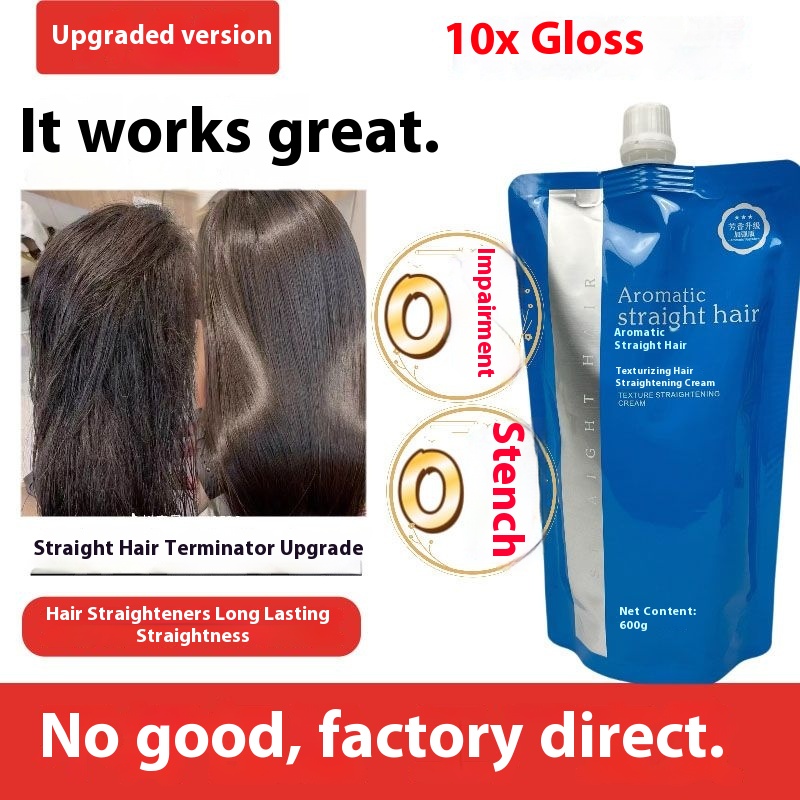 Hair straightening cream Smooth & Shine Hair Straightener Cream for Silky Soft Locks 600g