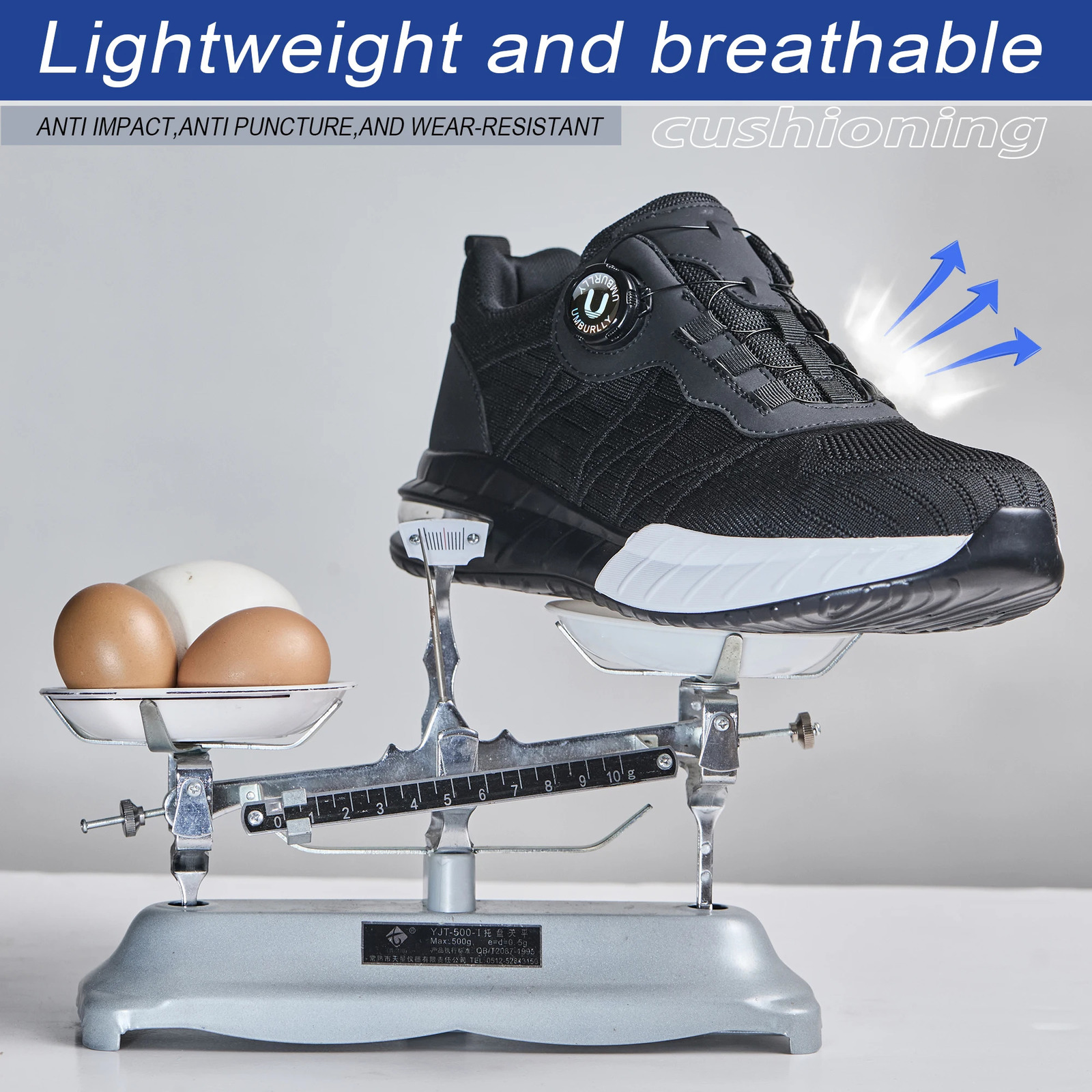 Mens Steel Toe Work Boots Cushioned Safety Shoes with Anti-Puncture Outsole Protection for Construction Industrial Work Shoes 250731