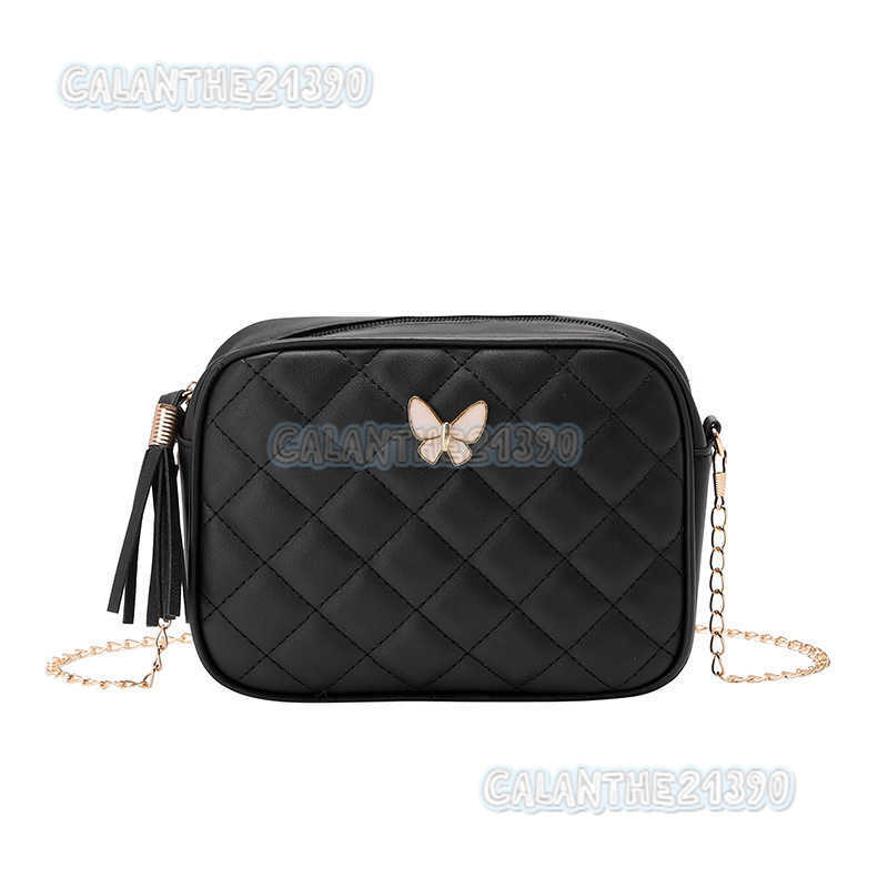 Lingge Chain Camera Bag 2025ladies Bag Fashion Bag Simple Embroidered Mobile Phone Bag H250801