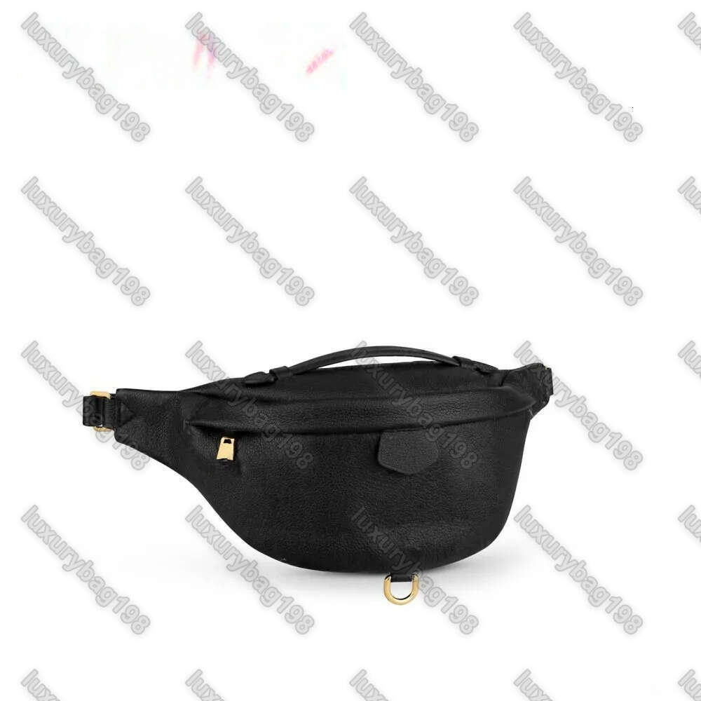 2024 Bumbag Waist Bag Mens Bags Fannypack Brown Flower Leather Crossbody Purses Messenger Men Leather Clutch Handbag Fashion Wallet 43644 44812