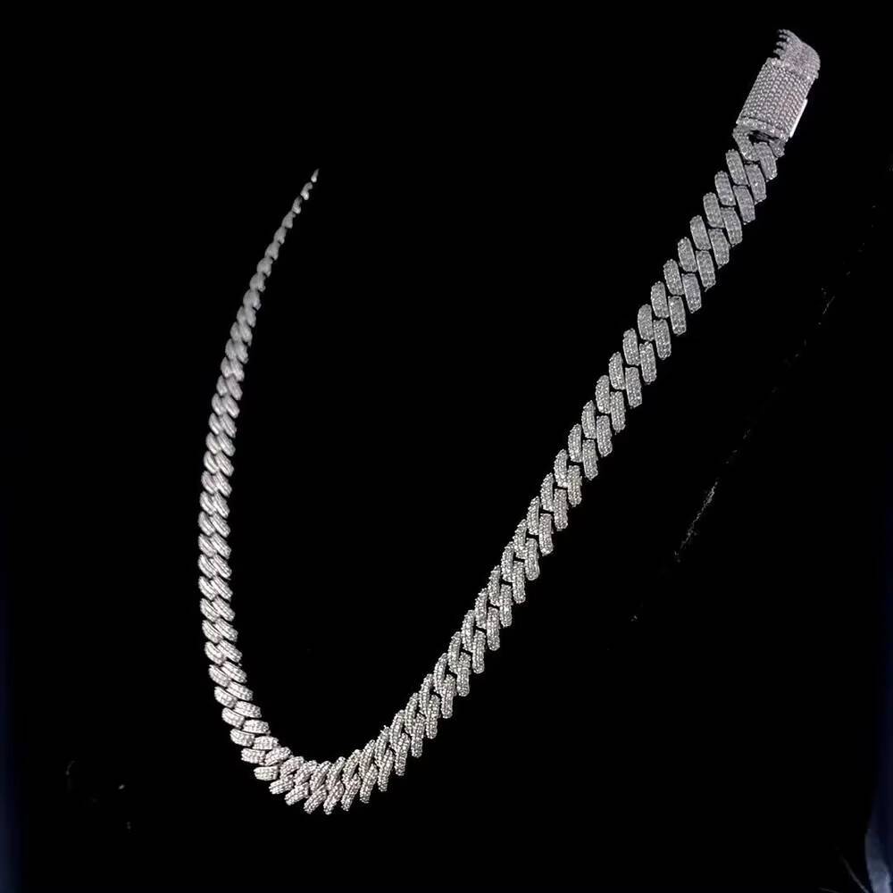 Exquisite VVS Clarity Moissanite Diamond Studded Cuban Link Chain for Sale From Indian Supplier From India