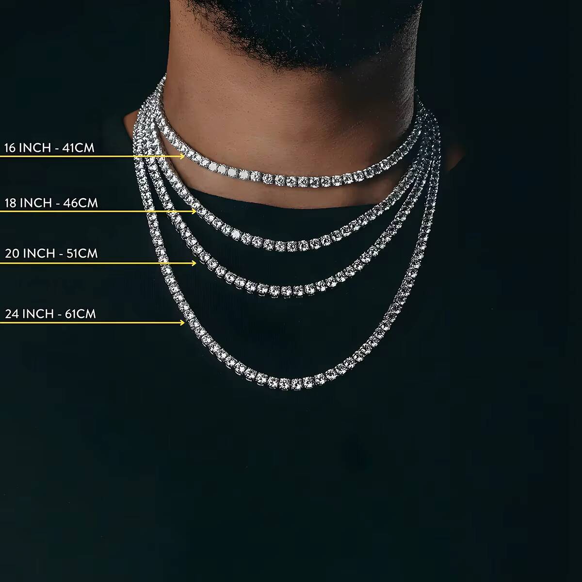 Fine Bracelet 925 Sterling Silver Tennis Chain Diamond 14K Gold Custom Men Jewelry Necklaces Moissanite Cuban Link Chain