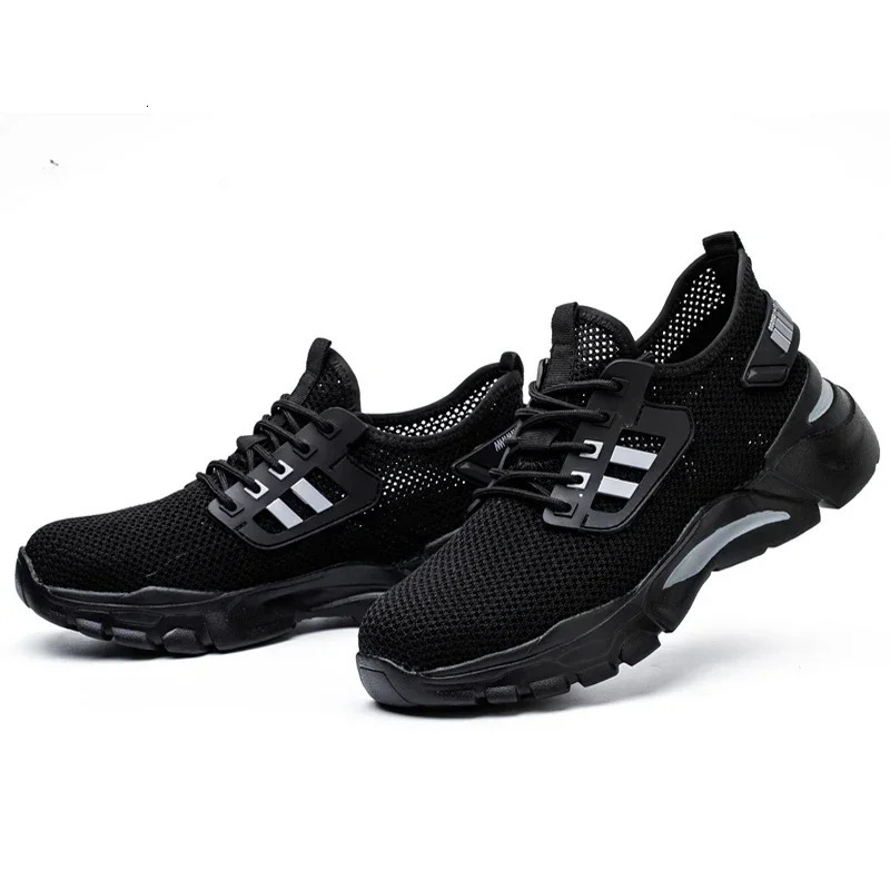 Work Sneakers Steel Toe Shoes Men Safety Shoes Puncture-Proof Work Shoes Boots Fashion Indestructible Footwear Security 250731