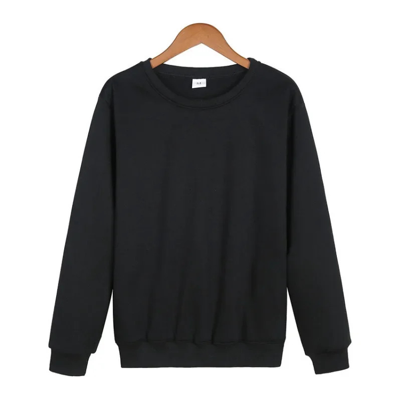 Mens Crew Neck Sweatshirt Thick Loose Fit Soft Basic Pullover Sweatshir Moisture Wicking Breathable XS3XL 250729