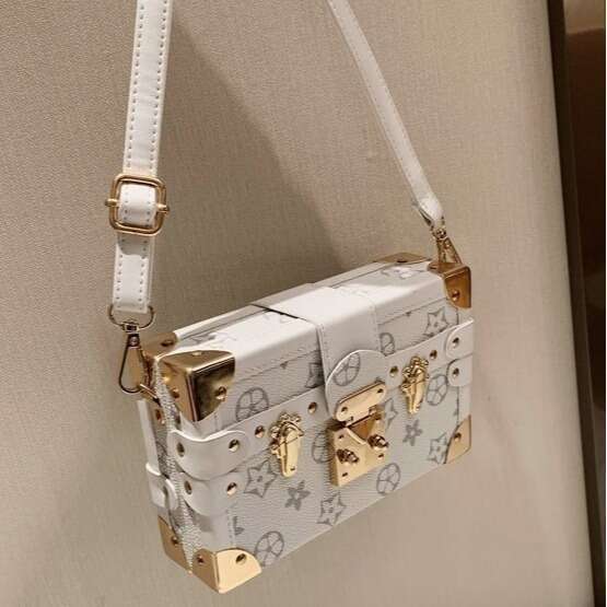 MKF DHessentials Printed Women's Box High-Value New Light Niche Makeup Small Square Single Shoulder Crossbody Bag