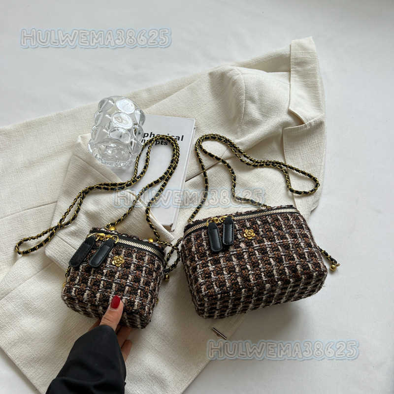 Womens Bag High-quality Niche Design Bag Womens Autumn New Chain Crossbody Bag Textured Handbag H250801