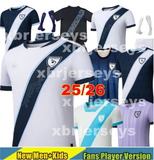 25 26 Guatemala national football team Soccer Jerseys 2025 2026 PINTO AGUILAR GALINDO Guatemala Home Away Thailand Quality Men kids kit Football Shirts UniformsS