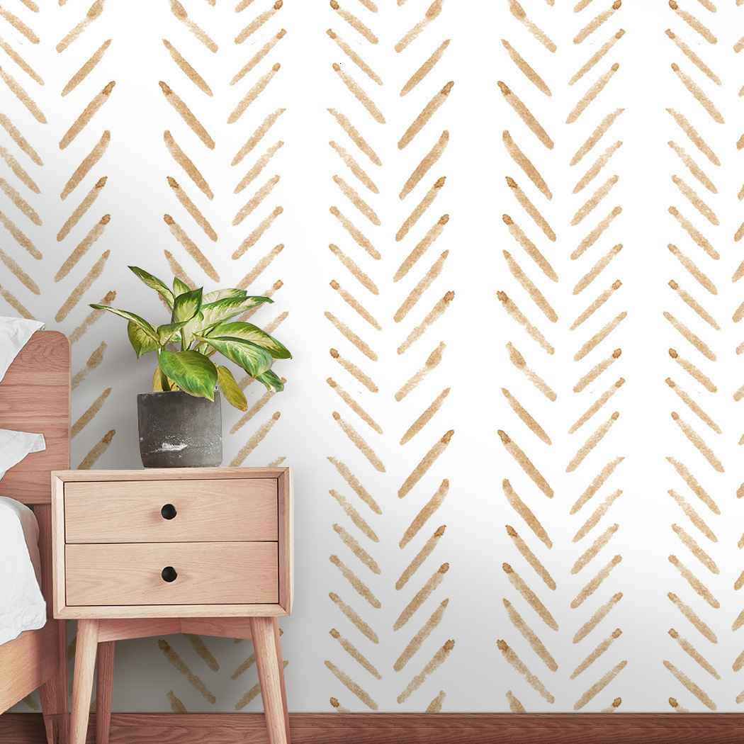 Wallpapers Geometry Self Adhesive Wallpaper Peel and Stick Contact Paper Bedroom Wall Renovation Furniture Cabinet Stickers 220927