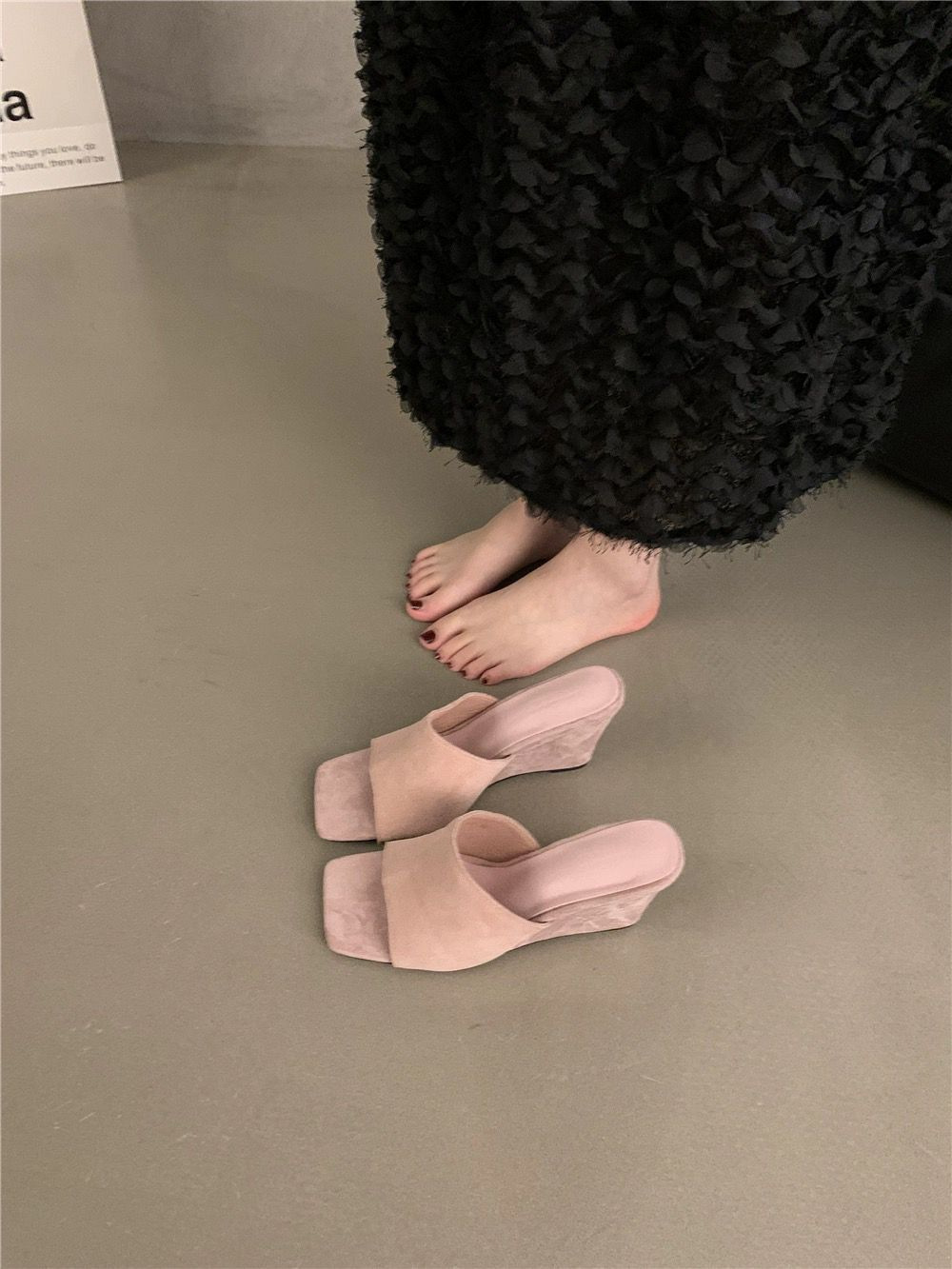 Pointed Toe High Heel Slippers Sandals Woman Shoes Candy Orange Blue Green Nude Blc Women Shoes Sandalias Mujer Feminina Y200620