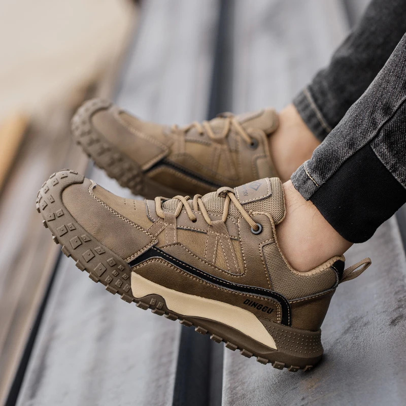 Non Slip Steel Toe Safety Shoes for Men Anti Smash Anti Puncture Work Sneakers Durable Protective Footwear for Industrial Use 250731