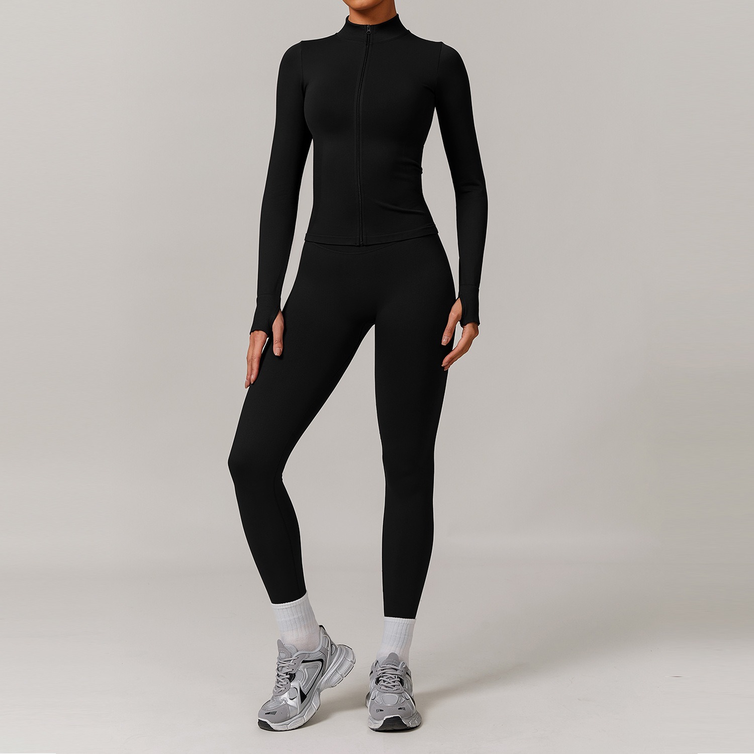 Seamless Strappy Back Yoga Set 2-Piece Tight Fit Sportswear for Women, Quick-Dry Gym & Fitness Outfit