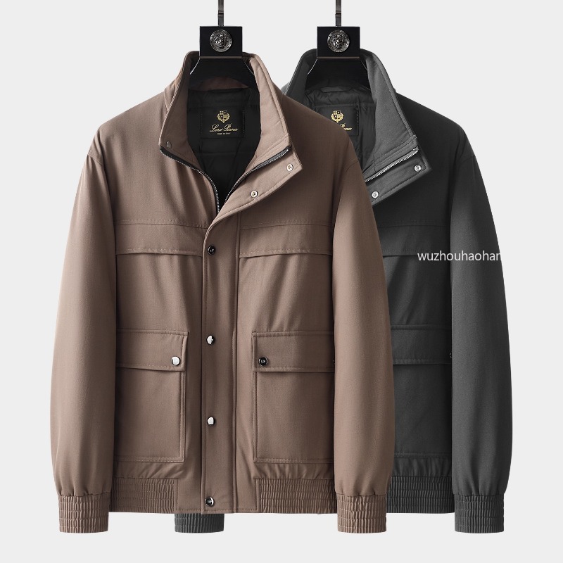 Designer White Duck Downs for Men Winter Lapel Thick Jacket Coat Warm Down Jacket L1289