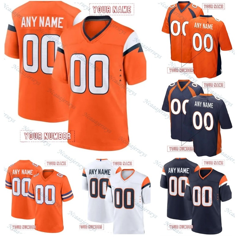 10 Bo Nix 18 Peyton Manning Patrick Surtain II Football Jersey Javonte Williams John Elway Courtland Sutton Marvin Mims Jr Riley Moss Alex Singleton Quinn