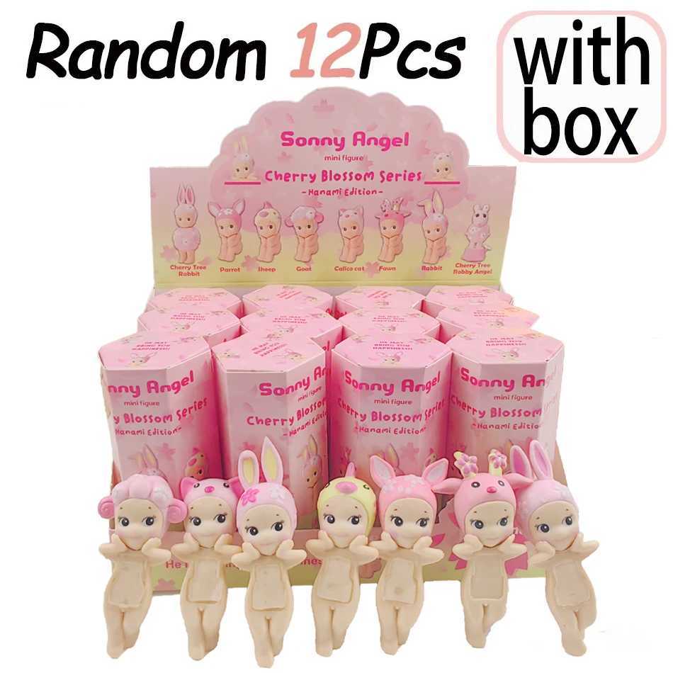 S Angel Cherry Blossom Series Blind Box Toy Hanami Edition Collectible Mini Figure Desktop Decor Kids Birthday Gift S250801