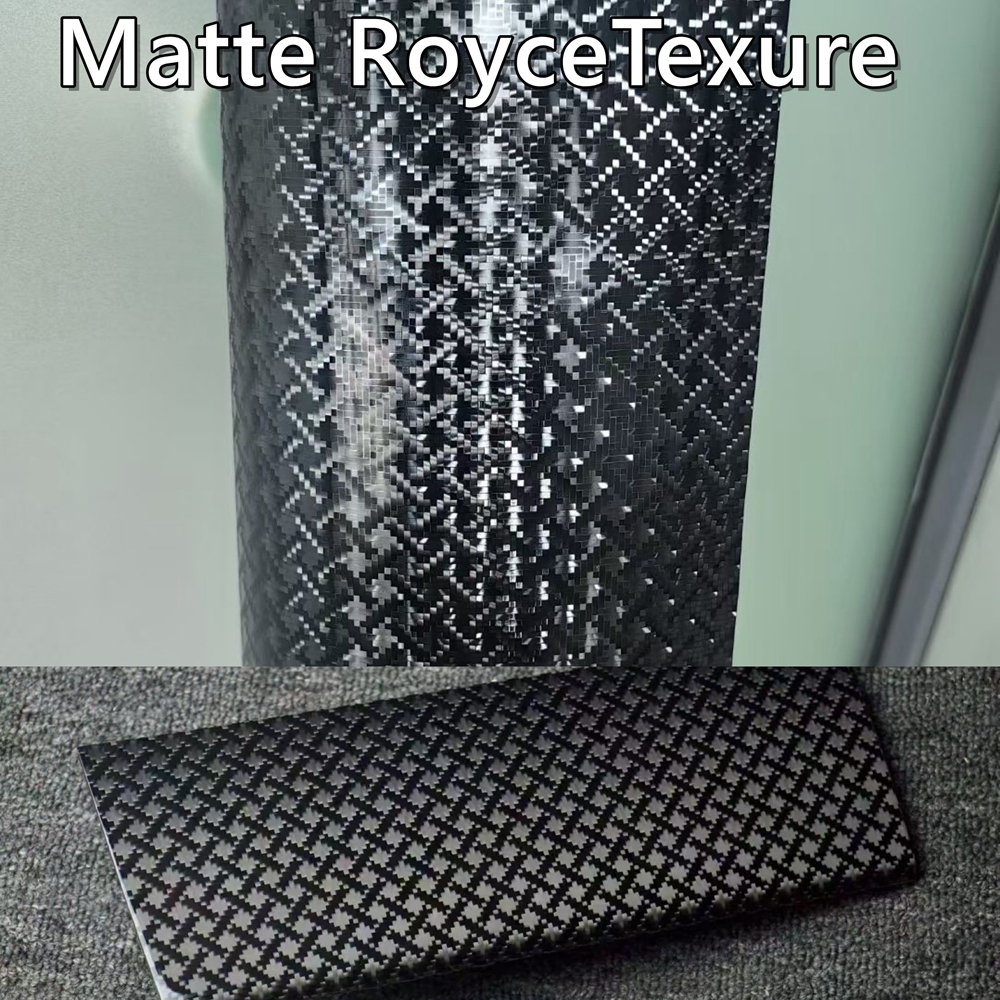 2025 Various Hot Sale HD Carbon Vinyl Wrap Covering Film With Air Release Initial Low Tack Glue Self Adhesive Foil 1.52x18m 5X59ft With PET Liner