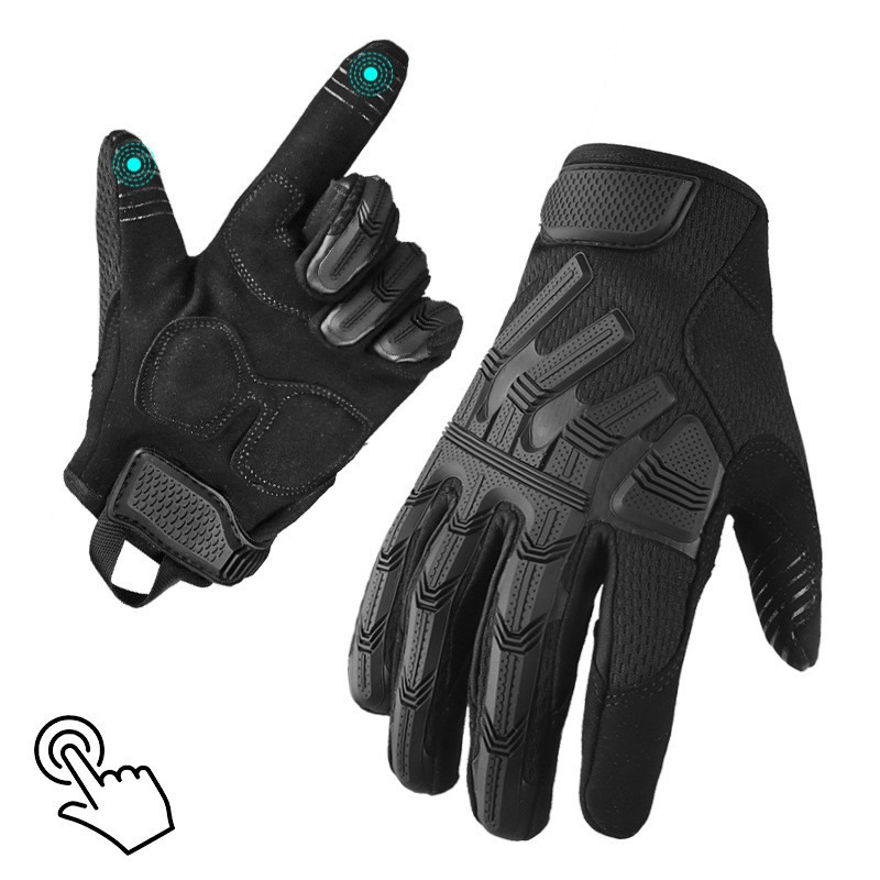 Willbros Dark Brown Vintage Motorcycle Touch Screen Gloves Men's Retro Leather Gloves For Street Motorbike Bike Touring