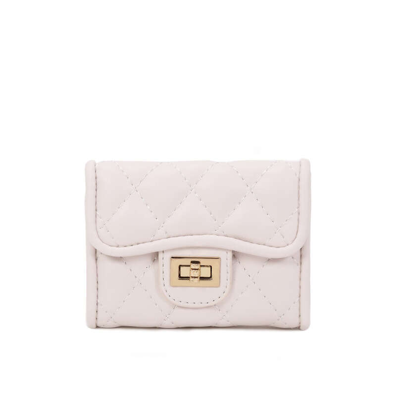 DHessentials 2025 New Women's Bag Coin Purse Fashion Multi-Card Slot Card Holder Small Chanel Style Quilted Wallet
