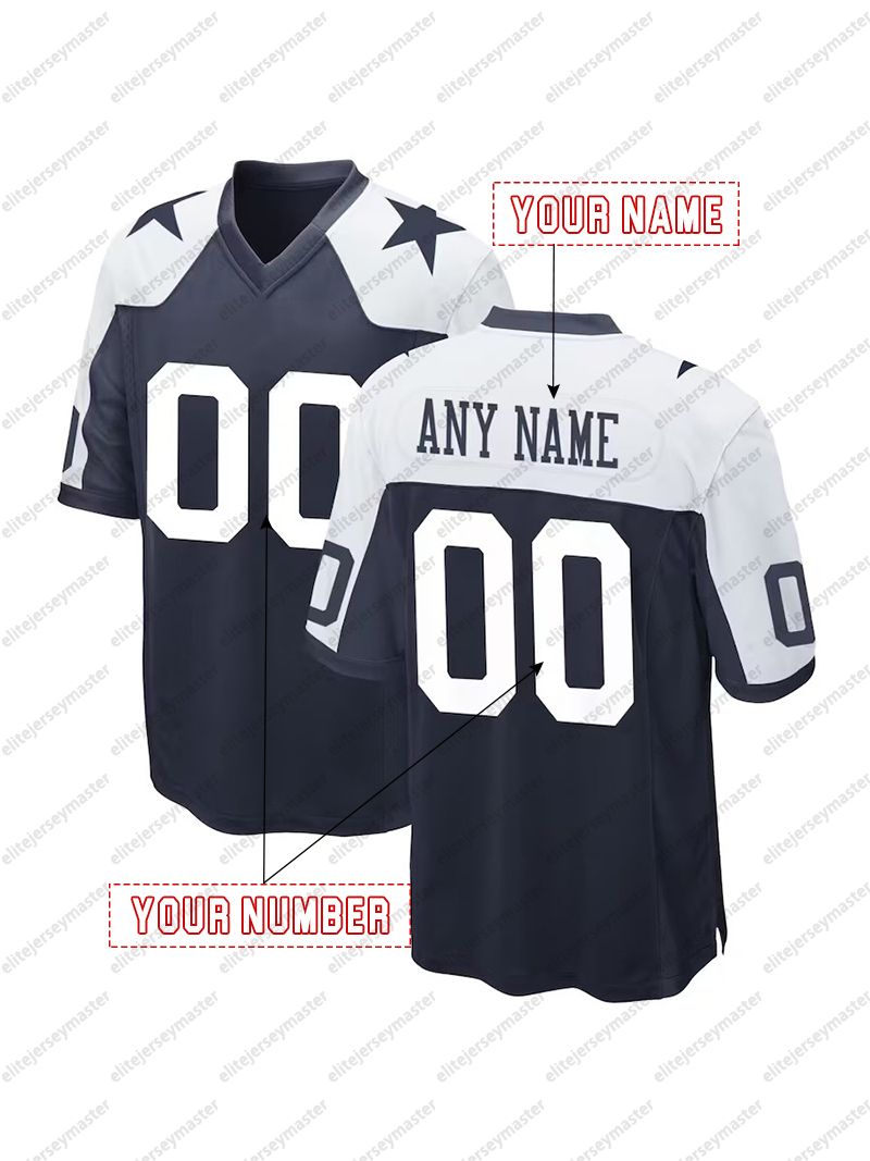 Ceedee Lamb 88 Dak Prescott 4 Trevon Diggs 7 Micah Parsons 11 Jake Ferguson 87 22 E.Smith Personalized Customized Football Jerseys Custom Any Number Name
