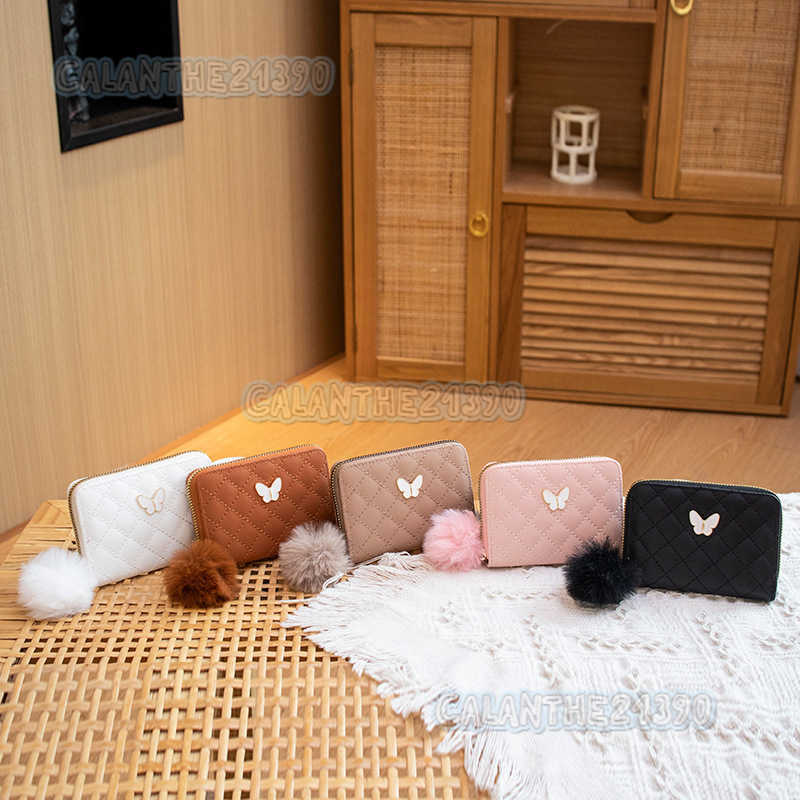 Butterfly Embroidered Small Wallet 2025 Ladies Bag Womens Coin Purse Small Bag Lipstick Bag H250801