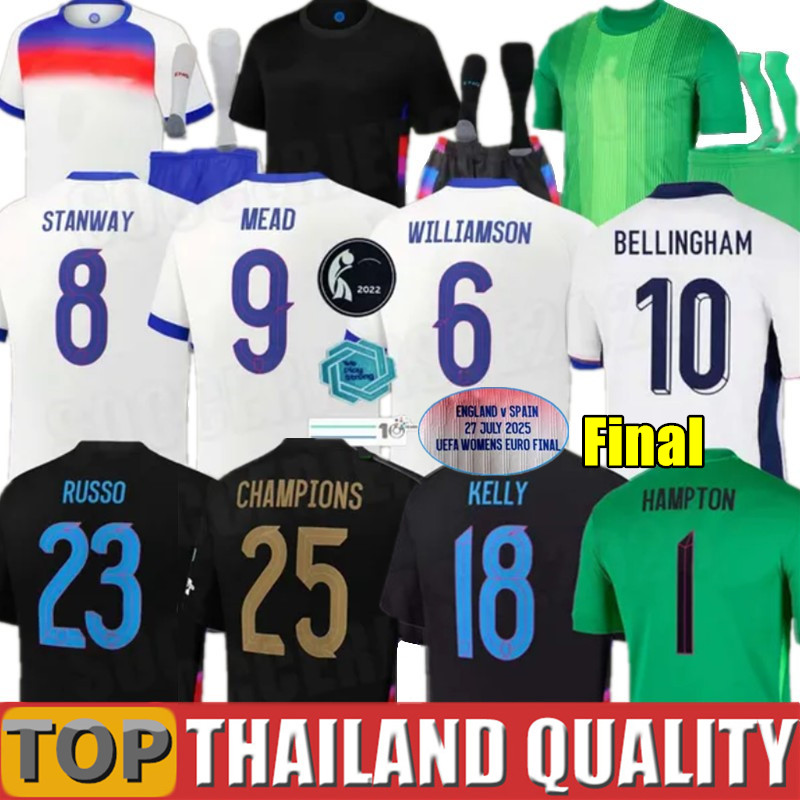 2025 EnGLaNdS Soccer Jerseys KANE BELLINGHAM MAINOO BOWEN RICE FODEN GORDON TONEY PALMER PICKFORD Football Shirt Soccer Uniforms Men Kids kit WOMEN 2024 RUSSO final