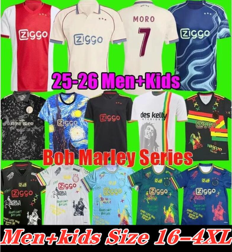 S-4XL 25 26 BROBBEY 125th Anniversary Soccer Jerseys Kids Kit 2025 2026 BERGWIJN Home Away 3rd Fourth Football Shirts AKPOM TAYLOR CRUYFF BERGHUIS