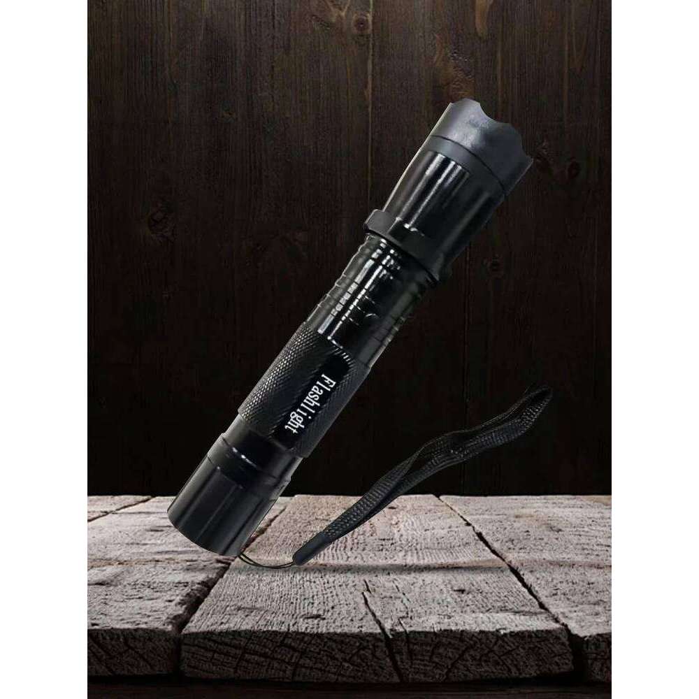 Rechargeable Stun Torch LED Flash Light Defense Flashlight for Home Camping Hiking Emergency