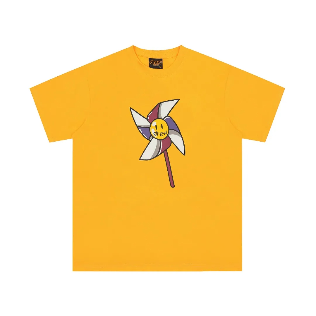 DREW HOUSE New Men's Clothing Windmill logo T shirt printed loose short sleeve T-shirt