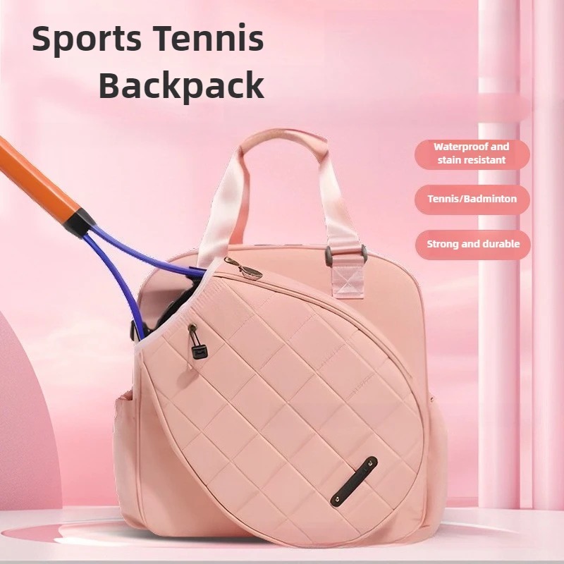 Tennis Bags Tennis Racket Bag Women Tennis Tote Bag Handbag Waterproof Lightweight Badminton Racket Shoulder Bag For 2 Rackets With Removable Shoulder