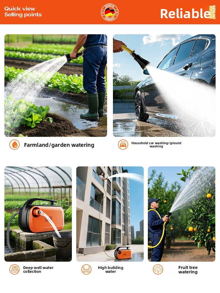 Rechargeable Pump Agricultural Irrigation Tool Watering Machine for Rural Vegetable Field