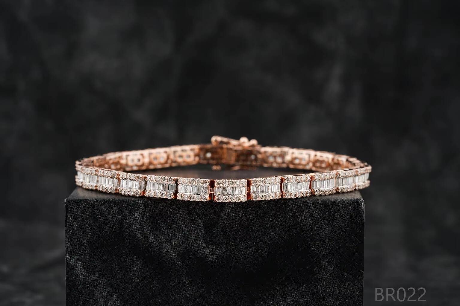 New Design Iced Out Lab Grown Jewelry Two Row VVS Moissanite Cuban Link Chain Bracelet for Sale From India