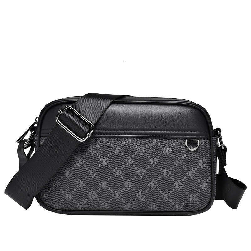 Printed Single Shoulder Men, Casual Bag, Small Square Work and Commute, Multifunctional Backpack, Crossbody Bag for Men