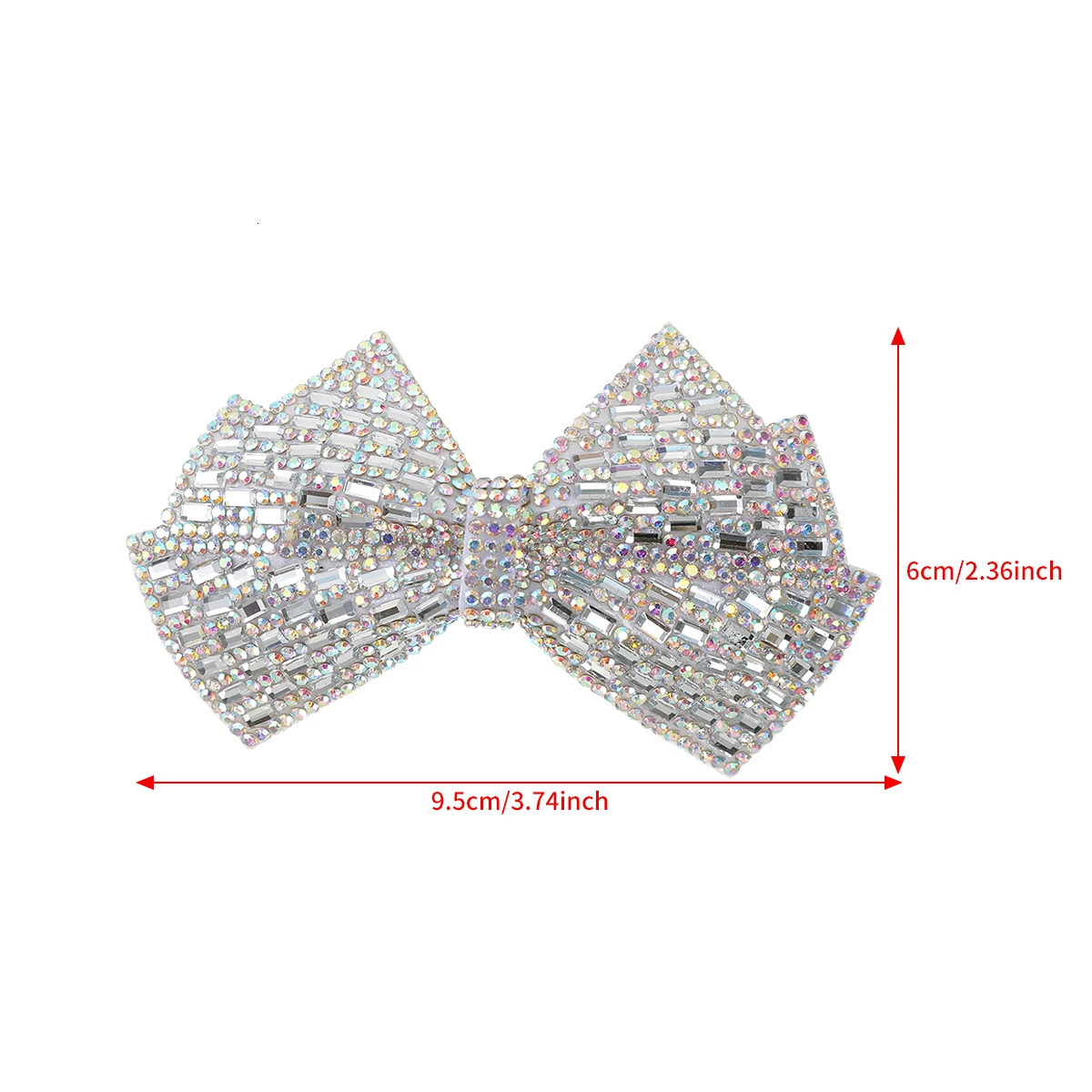 Shiny Rhinestone Barrettes Hairpin For Women Girl Styling Hair Clip Clamps Summer Simple Bow Fashion Hairpin Headwear 250730
