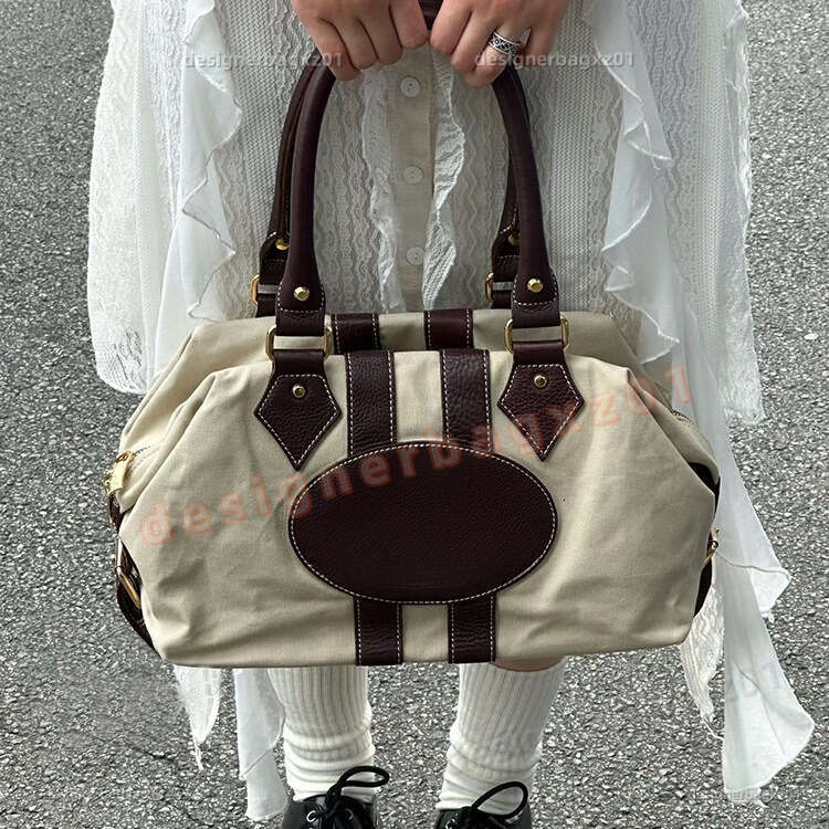 10A Designer Bag Vivenes West Wood Bag Saturn Purse Chain Retro Canvas Tote Bag Bowling Large Capacity Saddle Bag Women Sacoche Homme Niki Elite Bag