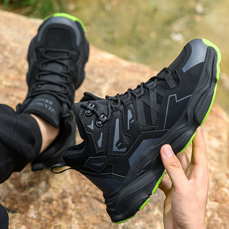 Work Safety Shoes For Men Breathable Indestructible Boots Non-slip Industrial Construction Shoes Male Footwear Protective Boots 250731