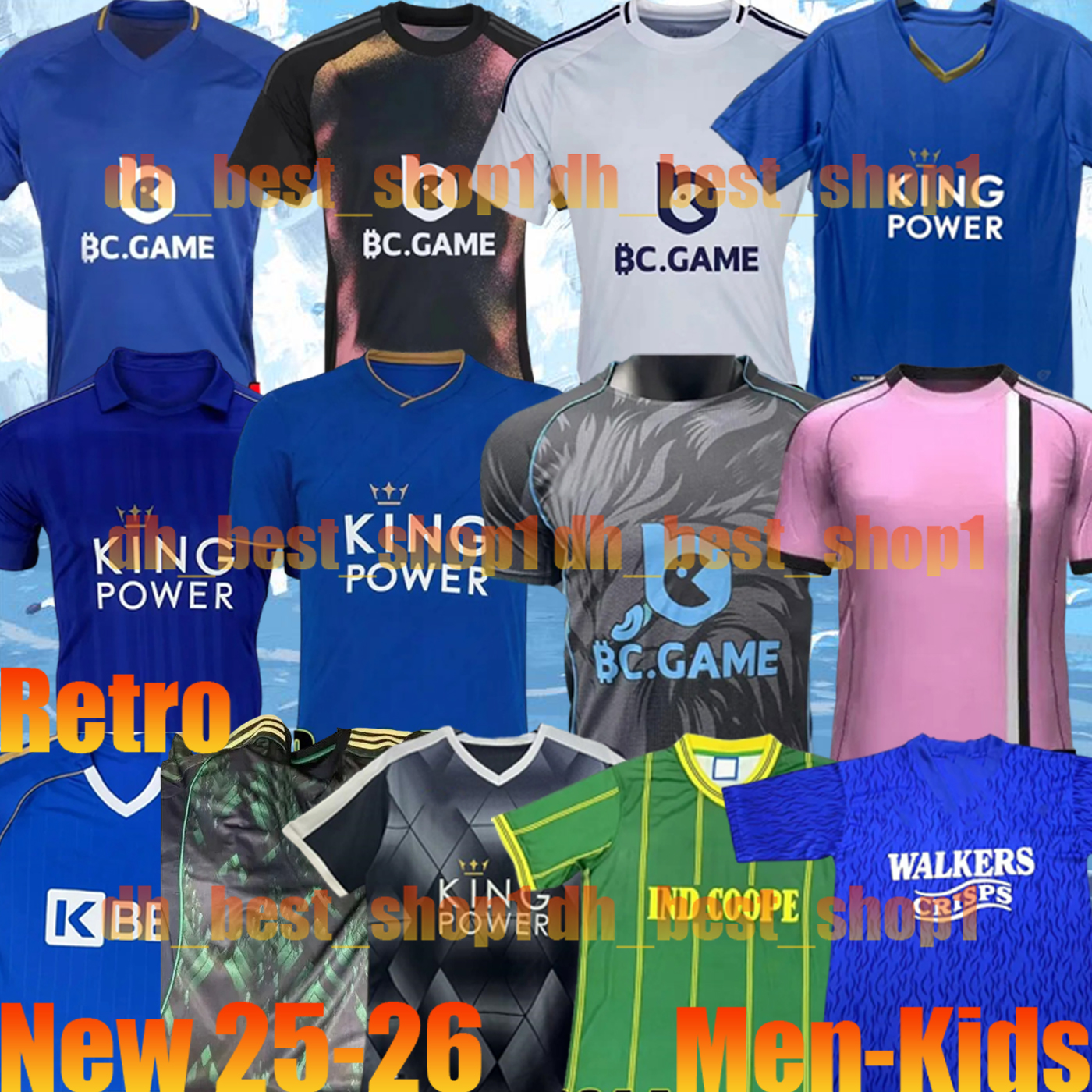 KHANNOUSS Leicester 25 26 soccer Jerseys 2025 MAVIDIDI DAKA Retro 84 92 94 15 FATAWU AYEW McATEER NDIDI football shirt SOUMARE SKIPP WINKS jerseys Men top kit kids sets