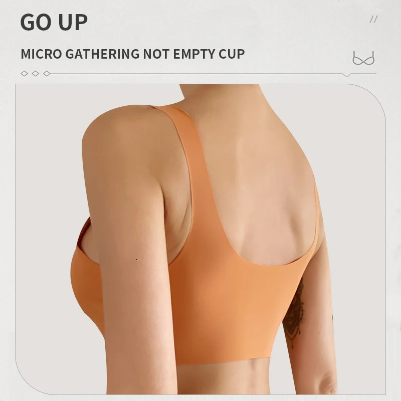 3PCS Summer Women Ice Silk Bra Seamless Vest Bras Push Up Underwear Sleep Top Padded ShockProof Thin Candy Lingerie Bralette 250724