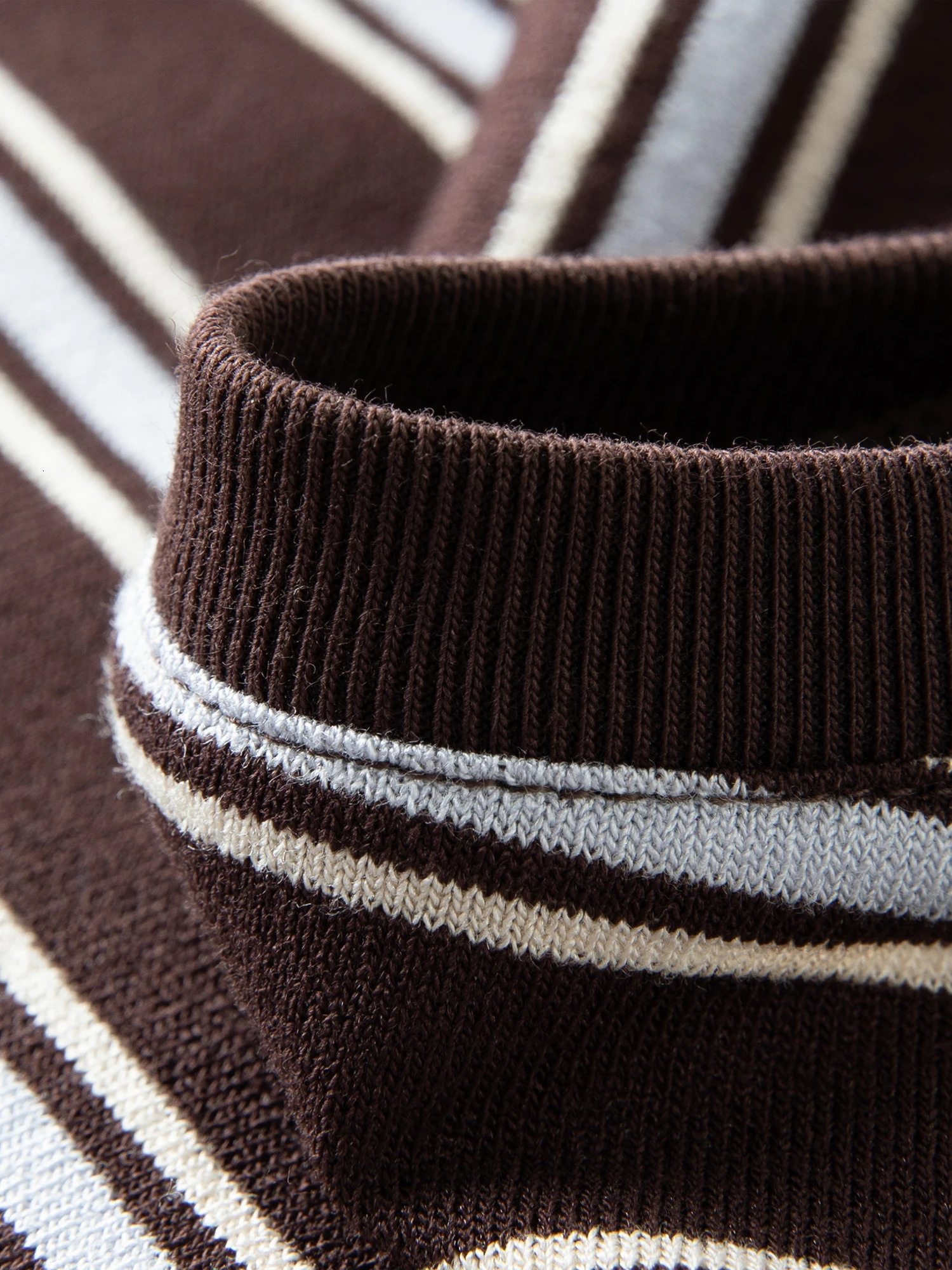 FSLE Women Retro Color Block Striped TShirt Classic Round Neck Long Sleeve Basic Vintage Oversized Chic Streetwear Top 250731