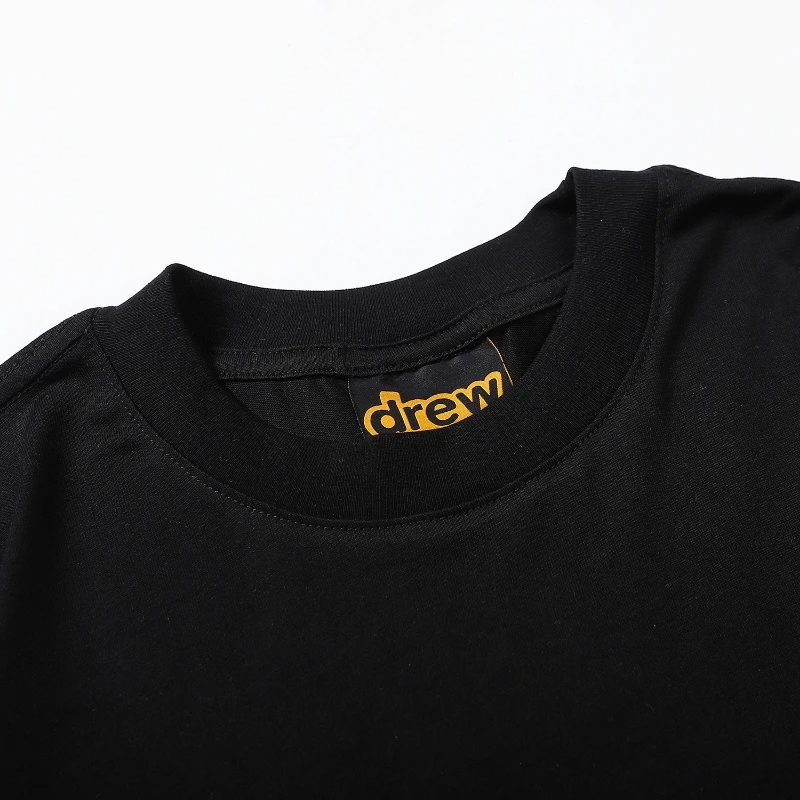 DREW HOUSE Men's Clothing Pocket T shirt men's and women's printed loose short sleeve T-shirt