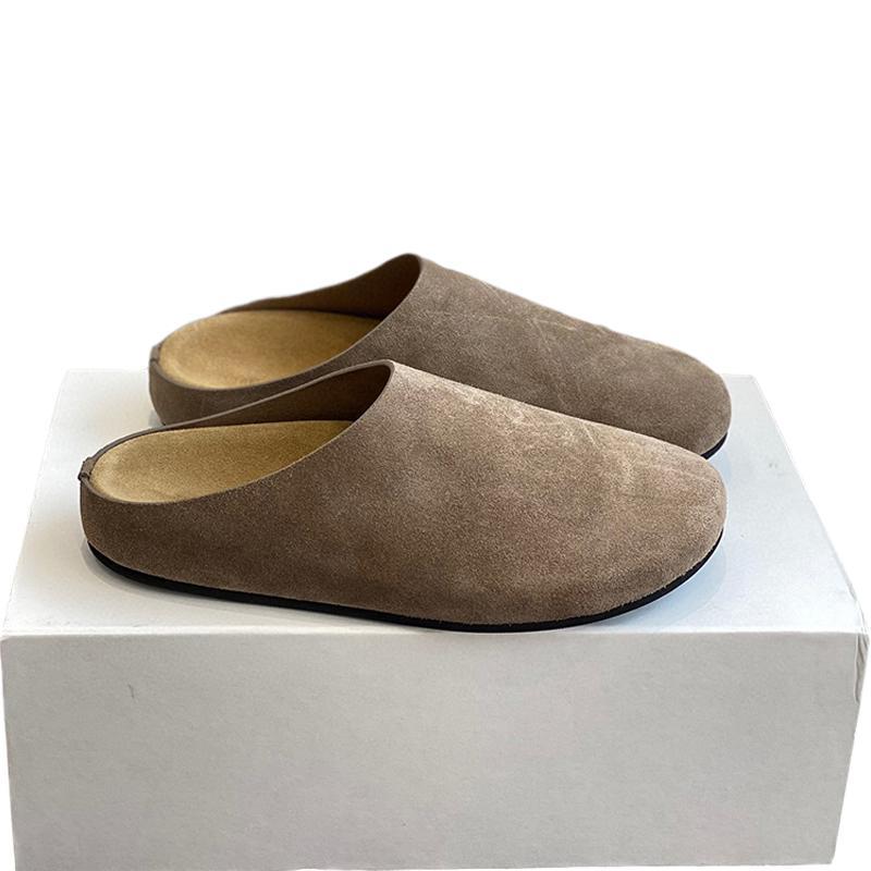 New style shoes in autumn 2025: Fashionable thick-soled one-foot flat, lazy, half-slipper, casual women's slipper free shipping