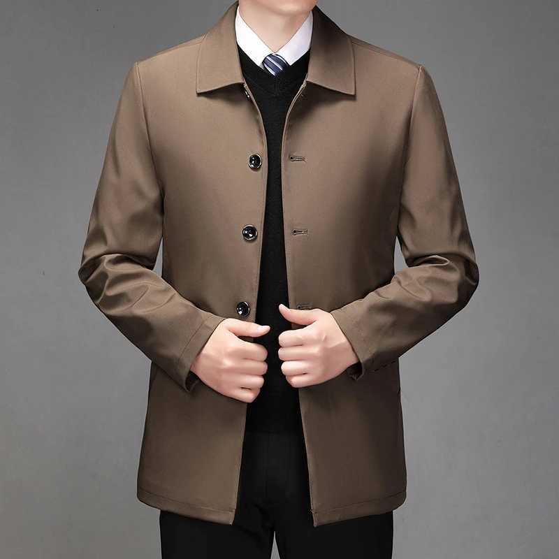 Quality Fashion Mens Jacket Business Casual Jacket Men Office Dress Coat Spring Autumn Solid Brand Mens Coat XJ250801