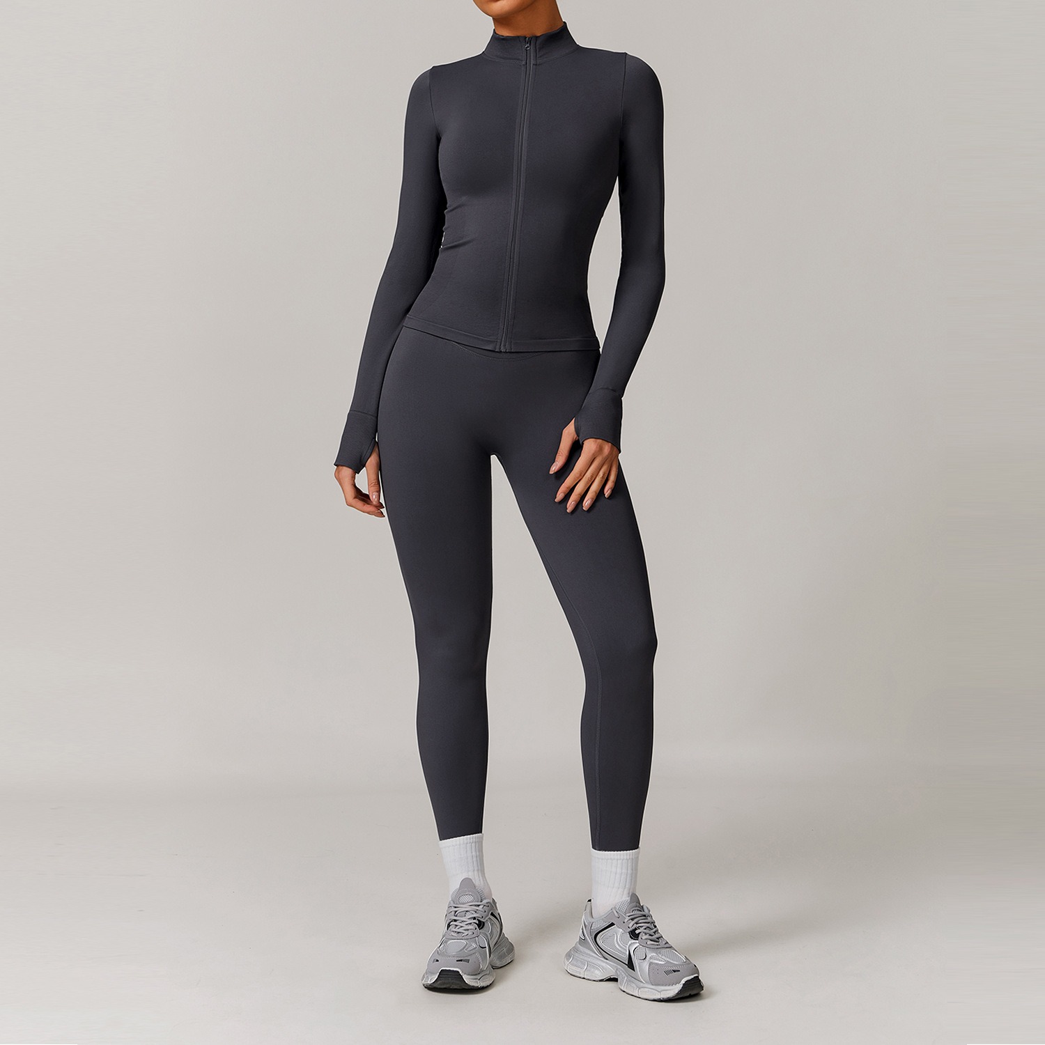 Seamless Strappy Back Yoga Set 2-Piece Tight Fit Sportswear for Women, Quick-Dry Gym & Fitness Outfit