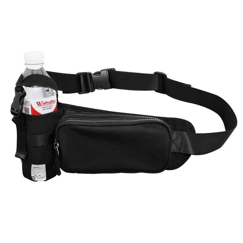 Korean-style running sports waist bag outdoor water bottle waist bag nylon ultra-light running bag cycling waist bag 250731