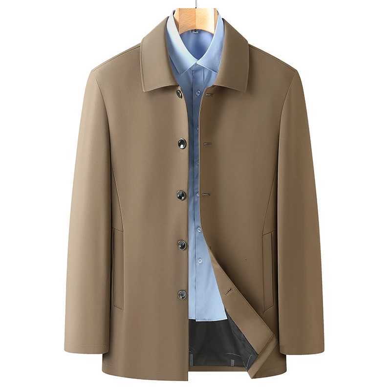 Quality Fashion Mens Jacket Business Casual Jacket Men Office Dress Coat Spring Autumn Solid Brand Mens Coat XJ250801