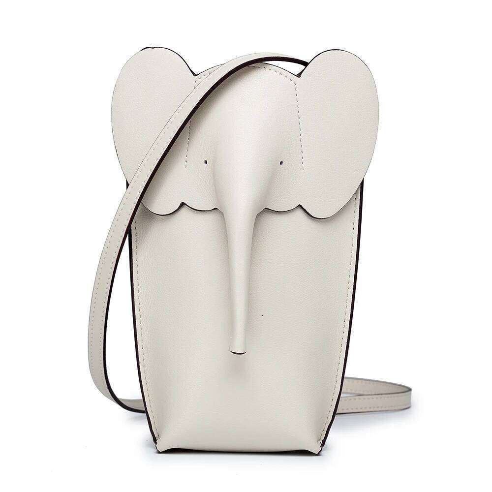 Fashion Women Small Handbags Leather Mobile Phone Ladies Lovely Elephant Shape Shoulder Versatile Crossbody Bag
