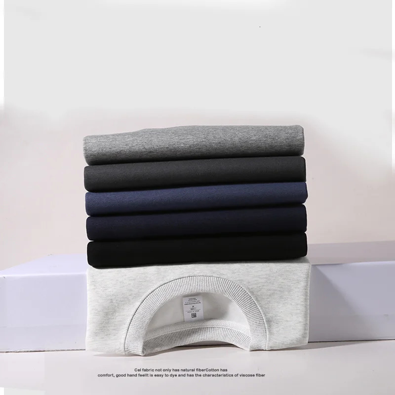 Simple n Round Neck Sweatshirt Men Loose Streetwear Pullover Male Hoodies Black Beige Pink 250729