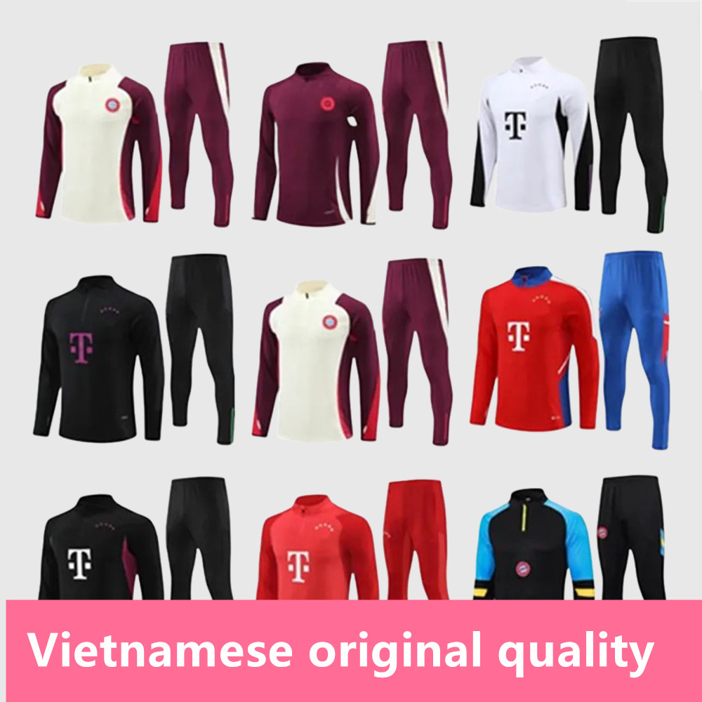 Men Kids 2024 2025 Football Tracksuit KANE MUSIALA Pre Match Jacket Strike Drill 24/25 SANE KIMMICH BAYERNs Soccer Training suit Long sleeve Jogging Futbol chandal