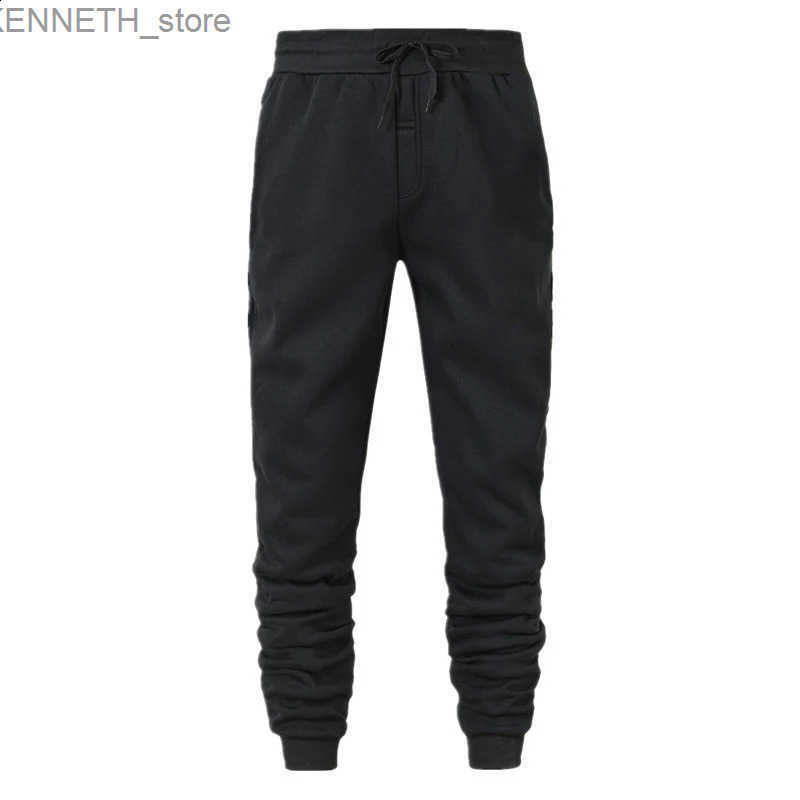 Winter wool pants mens Lambswool warm thick casual Trouser brand jogger plus size Z260315