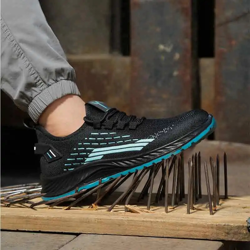 Summer Breathable Insulated Safety Shoes Anti smashing Anti piercing Wear resistant Work Shoes 250731