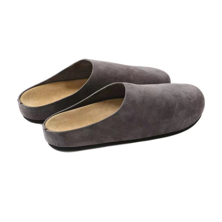 New style shoes in autumn 2025: Fashionable thick-soled one-foot flat, lazy, half-slipper, casual women's slipper free shipping