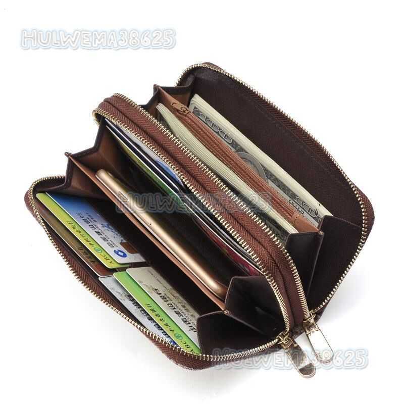 2025 Fashion Wallet Womens New Womens Long Wallet Large Zipper Handbag Mobile Bag H250801